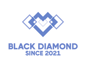 Diamond Heart Jeweler logo design