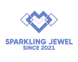 Diamond Heart Jeweler logo design