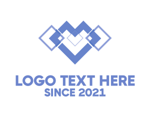 Technology - Diamond Heart Jeweler logo design