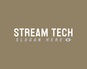 Streamer - Simple Modern Streamer logo design