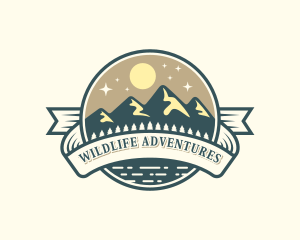 Mountain Summit Hiking logo design