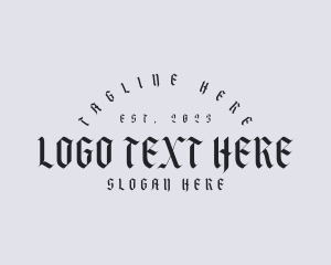 Customize - Simple Gothic Business logo design