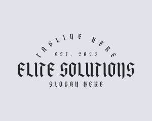 Simple - Simple Gothic Business logo design