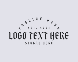 Simple - Simple Gothic Business logo design