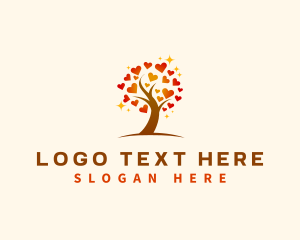 Love - Heart Tree Foundation logo design