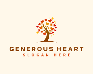 Heart Tree Foundation logo design