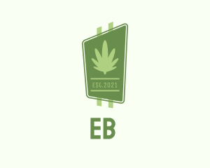 Cannabis Leaf Signage  Logo