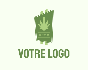 Cannabis Leaf Signage  Logo