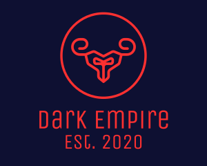 Red Evil Goat logo design