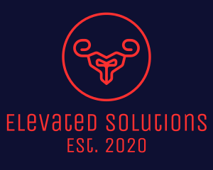 Red Evil Goat logo design