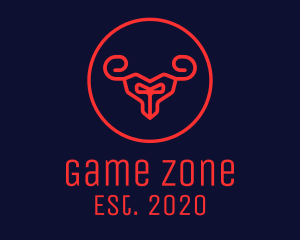 Red Evil Goat logo design