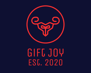 Red Evil Goat logo design