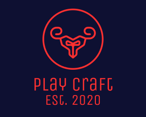 Red Evil Goat logo design