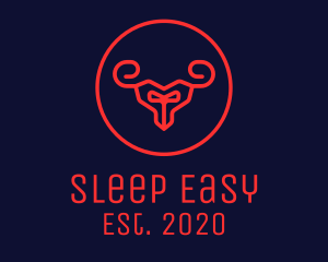 Red Evil Goat logo design