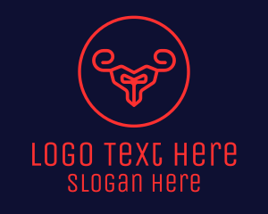 Red Evil Goat Logo