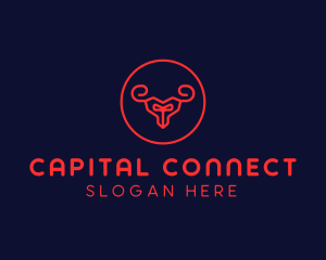 Red Evil Goat logo design