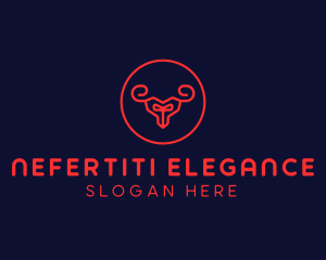 Red Evil Goat logo design