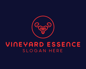 Red Evil Goat logo design