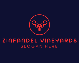 Red Evil Goat logo design