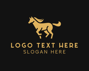 Horseman - Elegant Horse Stallion logo design
