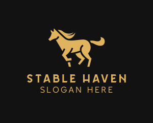 Horse - Elegant Horse Stallion logo design