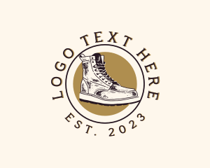 Cobbler - Boots Footwear Shoe logo design