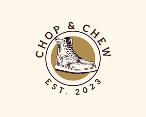 Shoe Repair - Boots Footwear Shoe logo design