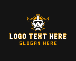 Comic - Viking Man Warrior logo design