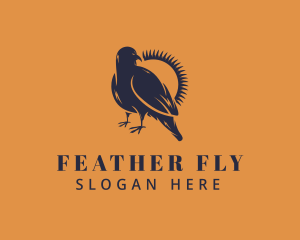 Bird Feathers Wildlife logo design