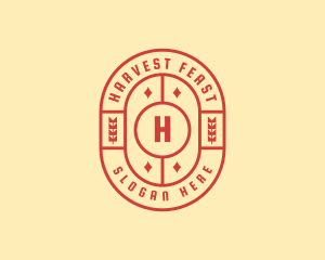 Wheat Farm Agriculture logo design