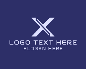 Serious - Startup Tech Letter X Business logo design