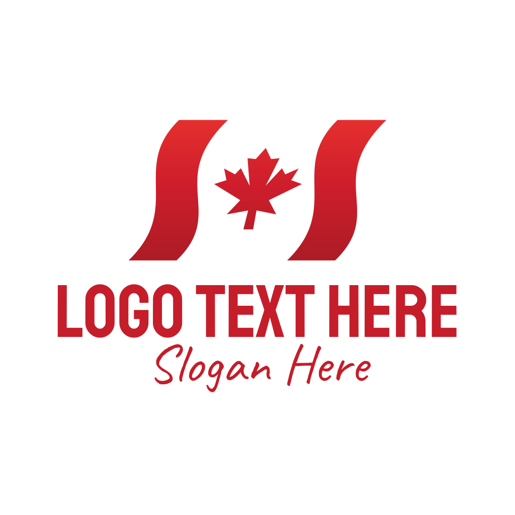 Wavy Canada Flag Logo | BrandCrowd Logo Maker
