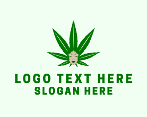 420 - Medicinal Female Marijuana logo design