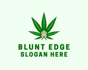 Blunt - Medicinal Female Marijuana logo design