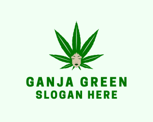 Medicinal Female Marijuana logo design