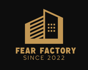 Urban Warehouse Factory Building logo design