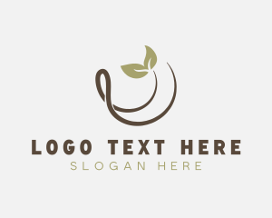 Simple - Simple Leaf Sprout logo design