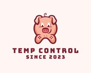 Game Controller Pig logo design