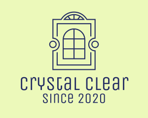 Window Cleaning - Blue House Window logo design