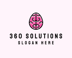 Smart Brain Egg logo design