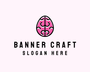 Smart Brain Egg logo design