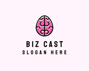 Memories - Smart Brain Egg logo design