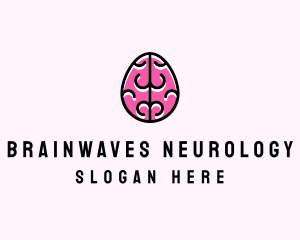 Neurology - Smart Brain Egg logo design