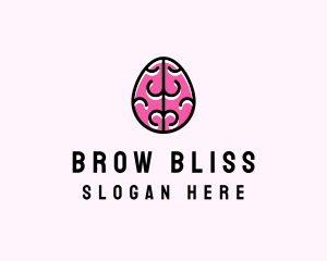 Smart Brain Egg logo design