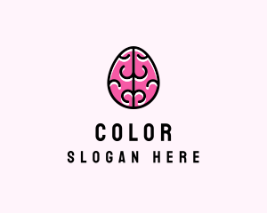 Smart Brain Egg logo design