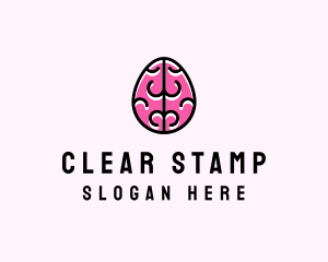 Smart Brain Egg logo design