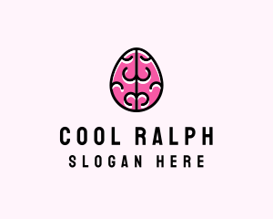 Smart Brain Egg logo design