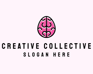 Smart Brain Egg logo design