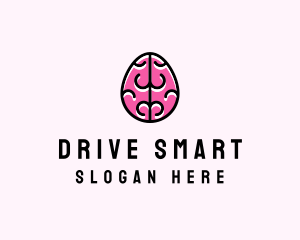 Smart Brain Egg logo design