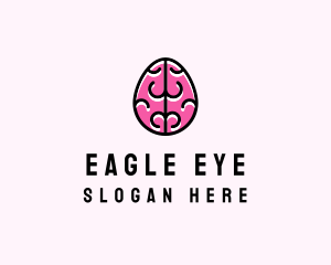 Smart Brain Egg logo design